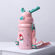 Face 儿童保温杯子带吸管 350ML