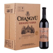 CHANGYU 张裕 多名利 优选级 赤霞珠干红葡萄酒 750ml*6瓶 整箱装 国产红酒