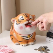 萱凝 网红生肖老虎储蓄罐摆件