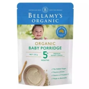 贝拉米 Bellamy’s  宝宝燕麦有机米粉 5个月以上 125/袋 *3件