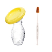 Uamother 全硅胶集奶器手动集乳器母乳收集漏奶接奶手动吸奶 集乳器+孕产牙刷