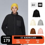 海澜之家 2021秋冬新款 男双面保暖厚羊羔绒外套