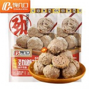 馋几口即食牛肉丸潮汕手打即食型办公室休闲零食香辣味牛肉丸90g