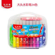 Maped马培德24色可水洗大头水彩笔塑盒装846322CH