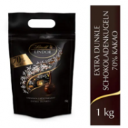 Lindt 瑞士莲 Lindor系列 特浓黑巧克力 70% 80颗（共1000g）