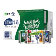 有券的上：蒙牛 低脂高钙牛奶 250ml*24 礼盒装*2件