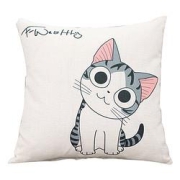 布拉塔Brata布拉塔可爱猫沙发靠垫45*45cm