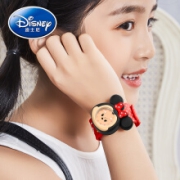 迪士尼（Disney）儿童玩具手表男孩女孩防水啪啪表幼儿宝宝男童女童小学生卡通电子手表3岁-6岁 301红色米妮