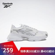 Reebok锐步官方男鞋女鞋运动经典GV7139BRIDGE4复古休闲老爹鞋GV7139-白色/灰色42