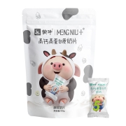 凑单品、限地区：蒙牛 牛奶片 高钙高蛋白 干吃原味100g