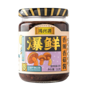 嚼劲Q弹！鸿兴源 下饭酱香菇酱 210g