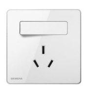 SIEMENS 西门子 arina 睿致系列 5UB81933NC02 三孔带开关插座 象牙白