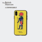 大英博物馆古埃及太阳神手机壳7.5x14.5cmTPU软胶钢化玻璃苹果iPhone手机保护壳