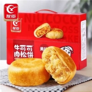 京东极速版:友臣 肉松饼原味500g（约14-15个）