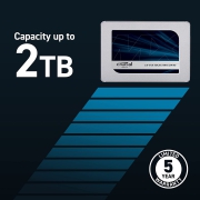 Crucial 英睿达 MX500 SATA3.0 2.5英寸 SSD固态硬盘 2TB
