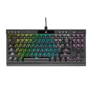 USCORSAIR美商海盗船K70TKL机械键盘（87键、cherry红轴、PBT、RGB）
