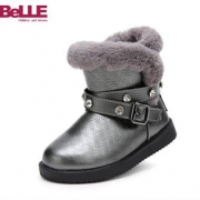 BeLLE 百丽 儿童雪地靴  26-37码  DE1059