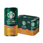 STARBUCKS星巴克小绿罐即饮咖啡罐装饮料228ml*6