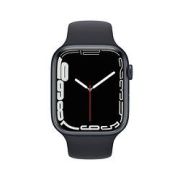 Apple苹果WatchSeries7智能手表GPS款45mm午夜色铝金属表壳午夜色运动型表带MKN53CH/A