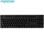 RAPOO 雷柏 V500 PRO 无线版 104键 2.4G无线机械键盘 黑色 雷柏黑轴 无光