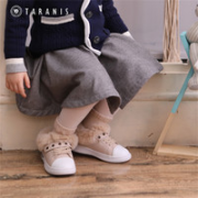 TARANIS 泰兰尼斯 儿童冬季加绒保暖棉鞋