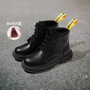 HushPuppies暇步士儿童机车皮靴