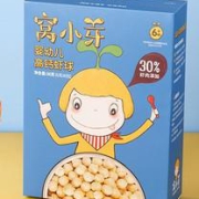 窝小芽婴幼儿零食高钙虾球泡芙饼干