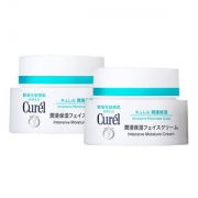 日本花王 珂润 Curel 保湿面霜 40g*2瓶 敏感肌可用