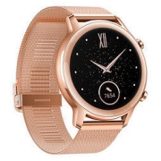 HONOR 荣耀 MagicWatch 2 智能手表 42mm 樱粉金表盘 金色金属表带（血氧、GPS、NFC、扬声器、温度计）