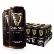 爱尔兰进口 健力士 司陶特黑啤酒 440ml*24罐 气囊黑科技