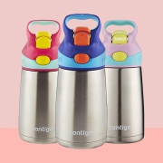 Contigo 康迪克 儿童不锈钢吸管保温杯 295mlx3件