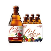 Falcos 珐酷 原浆c打果酒 荔枝味 230ml*2瓶