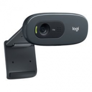 logitech 罗技 C270 高清摄像头 720P 黑色