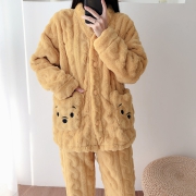 阔图 冬季睡衣女 家居服套装