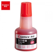 PLUS会员：Comix 齐心 B3713 清洁印油 红色