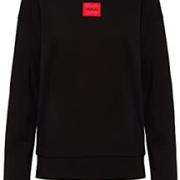 黑色L码！HUGO Hugo Boss 雨果·博斯 Nakira_redlabel 女士圆领卫衣 50455971