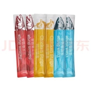 凑单品：耐威克 Navarch  金枪鱼三文鱼鸡肉混合猫条 10g*6支
