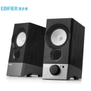 EDIFIER 漫步者 R19U 2.0声道 桌面 多媒体音箱 黑色