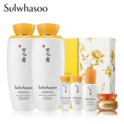雪花秀 滋盈肌本水乳护肤品套装 润颜水125ml+润颜乳125ml+精华+面霜