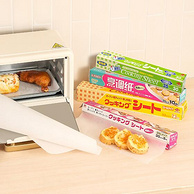 抗油防粘，双面可用：30cmx10米x3盒 日本 Toyal 食品用烹饪纸