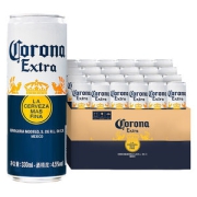 墨西哥进口 科罗娜 特级啤酒 330ml*24听