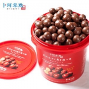 卜珂 纯可可麦丽素朱古力 520g/桶
