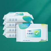 【拍1发5】婴儿湿巾5包*80抽