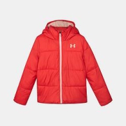 UNDERARMOUR安德玛女童加绒保暖连帽棉服