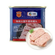 PLUS会员、有券的上：MALING梅林火腿午餐肉罐头340g