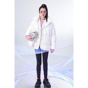 PEACEBIRD太平鸟白色短款羽绒服女冬小个子马甲