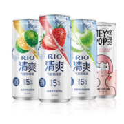 百亿补贴！RIO 锐澳 鸡尾酒5度 清爽3口味+heypop气泡水 4联罐
