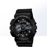 CASIO 卡西欧 G-SHOCK系列 男士石英表 GA-110-1BDR