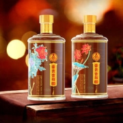 富贵吉祥·柔和 52度浓香型白酒 500mL*2瓶礼盒装 带礼品袋1个