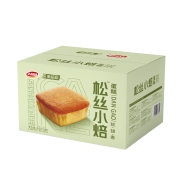 达利园 美焙辰 松丝小焙蛋糕450g*1箱*2